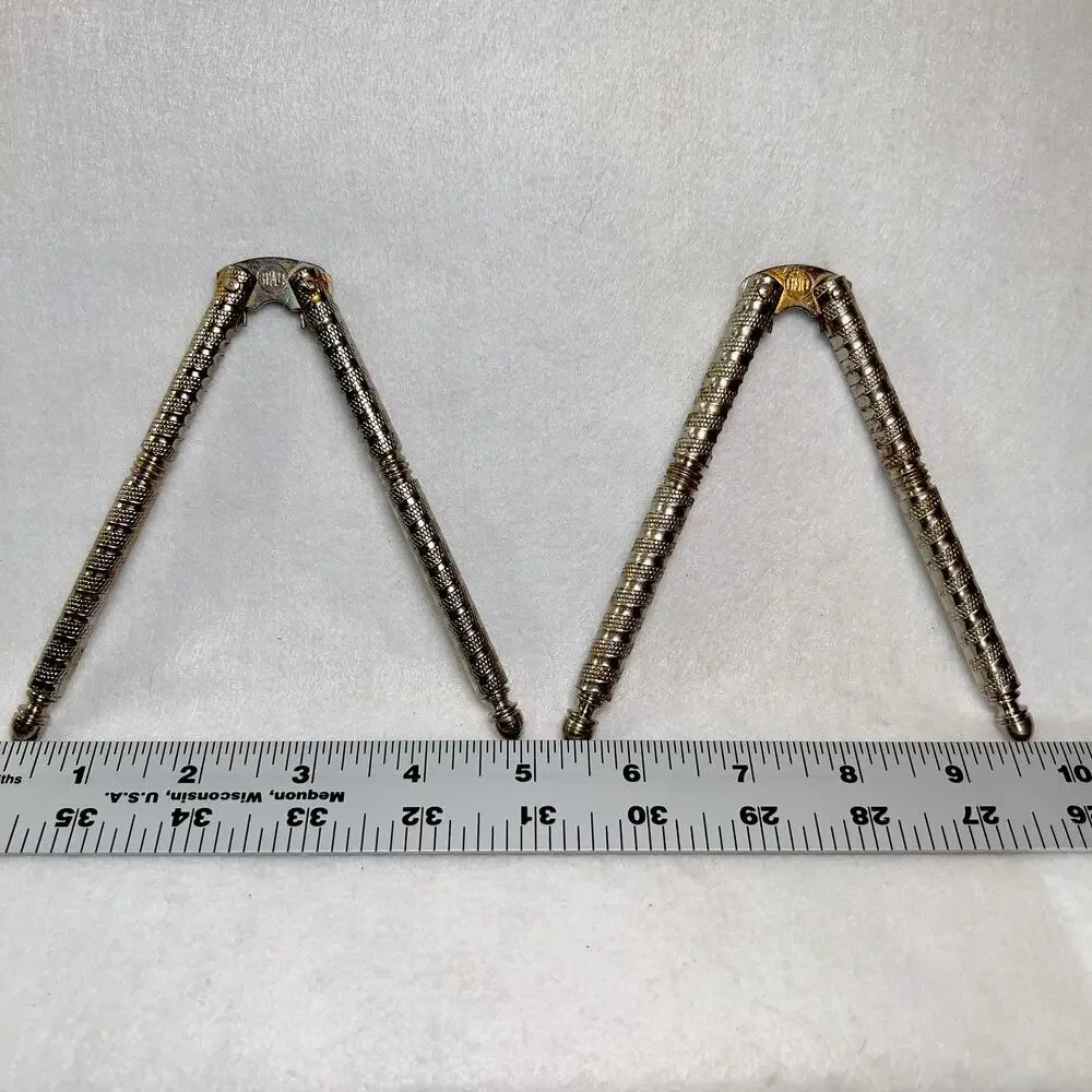 HMQ Seafood Nutcracker Set of 2 Bird Leg Style Quackenbush Vintage 1940’s Metal